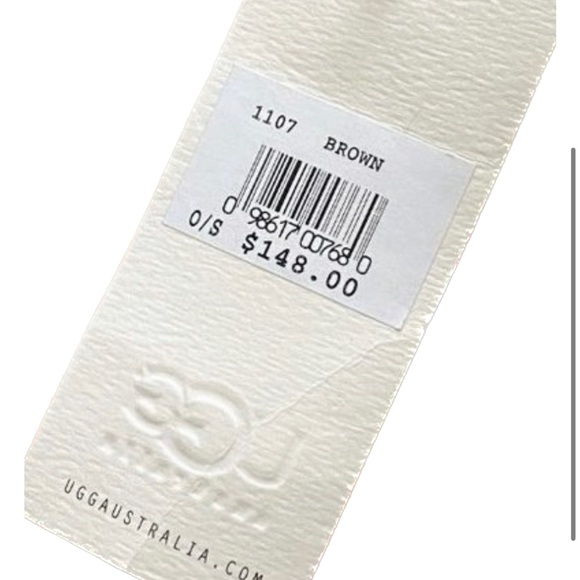 NWOT-UGG Fur Mini Shoulder Bag w/ Real Dyed Shearling Sheepskin Chocolate Brown - Picture 3 of 4